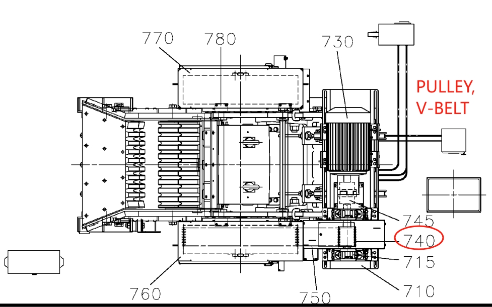 PULLEY, V-BELT C145