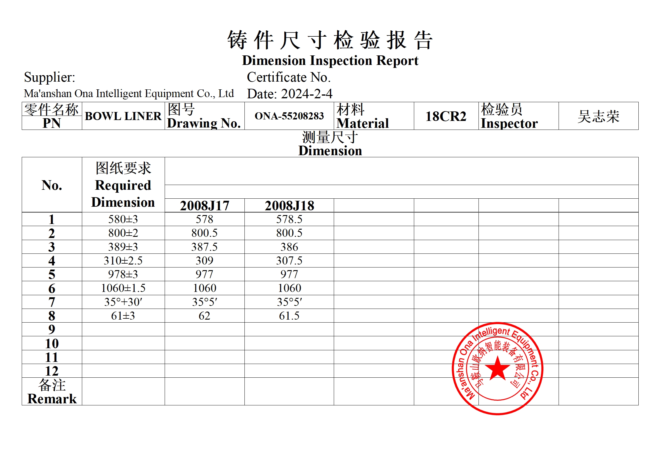 crusher spare parts