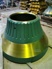 Heat Treatment CS440 CS660 Cone Crusher Spare Parts Forging Mantle And Bowl Liner Suit To Sandvik