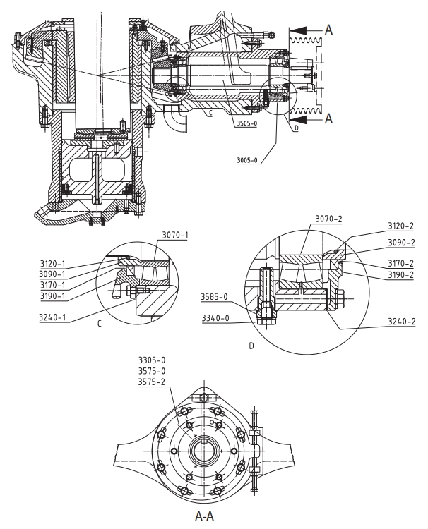 CH430 BEARING COVER