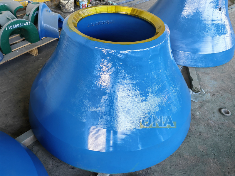 CH660 Mantle And Bowl Liner Suit for Cast Steel Casting High Manganese Steel Sandvik H6800 Cone Crusher Spare Parts Forging