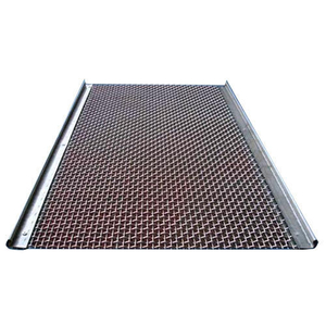 Vibrating Screen Spare Parts Cutsomized Manganese Steel Mesh