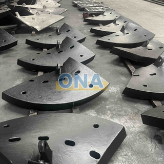 Wear Resistant Cast Iron Vertical Tower Mill Liner