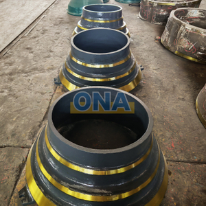 CH660 Crusher Mantle Bowl Liner High Manganese Steel Casting Parts