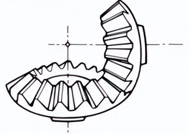 Straight bevel gears