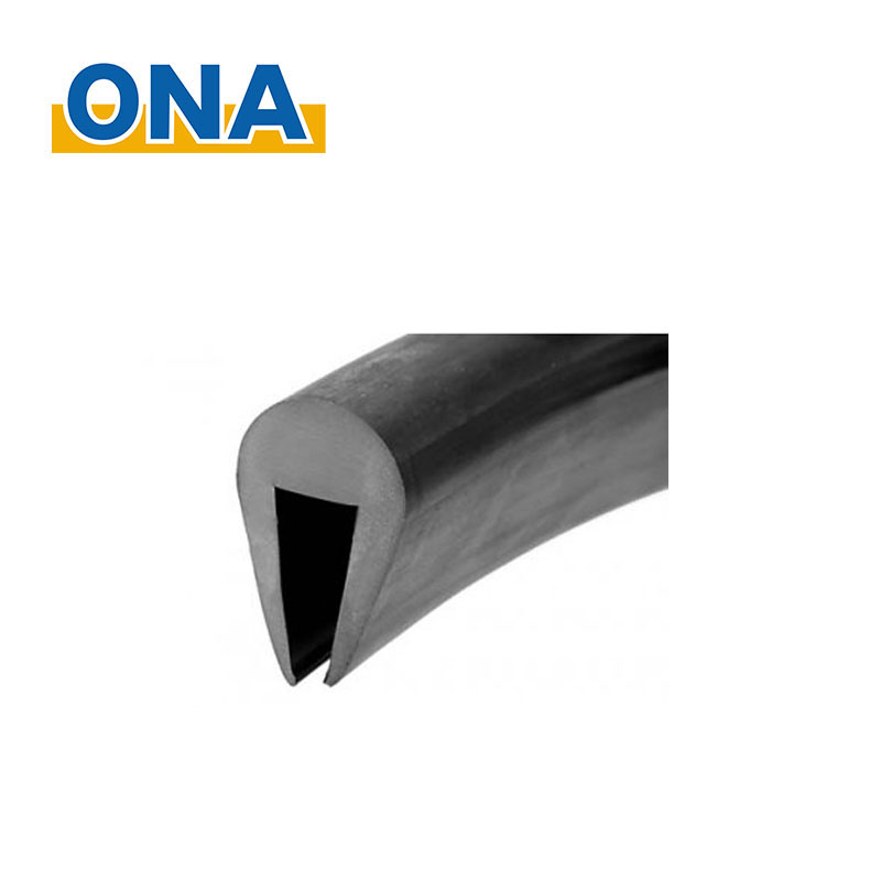 Customized Screen Deck Parts Urethane Crown Bar U Shape Rubber Channel Cover Vibrating Screen Accessories Rubber Edge Seals