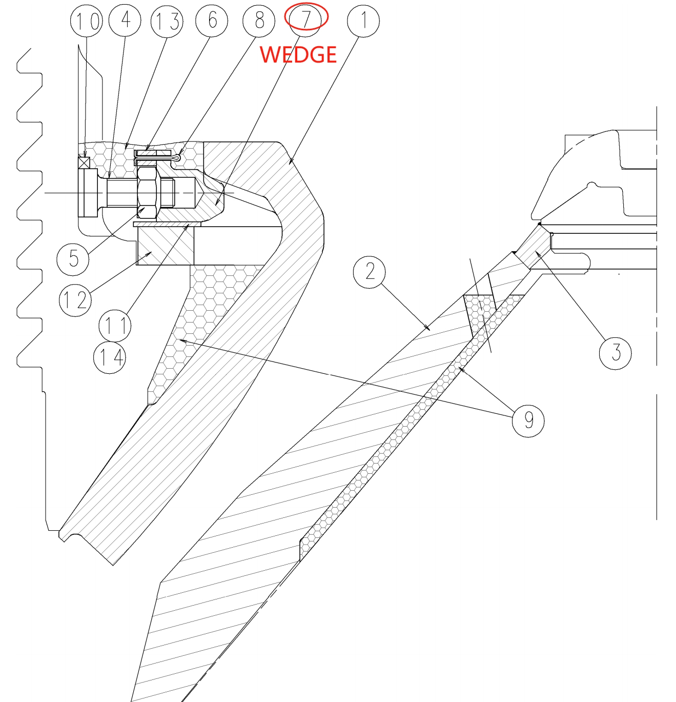 HP300 wedge