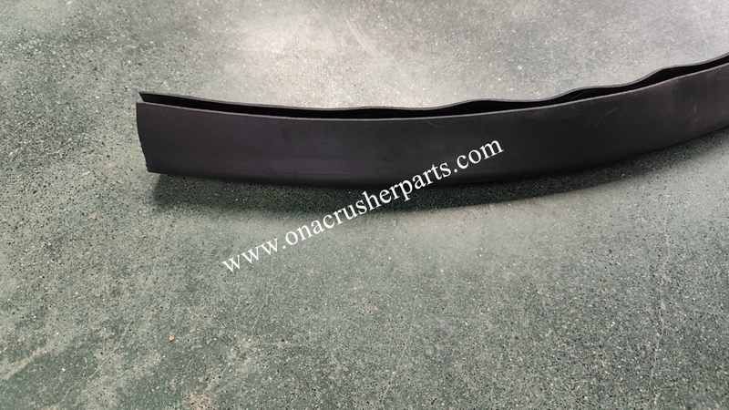 Customized Screen Deck Parts Urethane Crown Bar U Shape Rubber Channel Cover Vibrating Screen Accessories Rubber Edge Seals