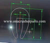 Customized Screen Deck Parts Urethane Crown Bar U Shape Rubber Channel Cover Vibrating Screen Accessories Rubber Edge Seals