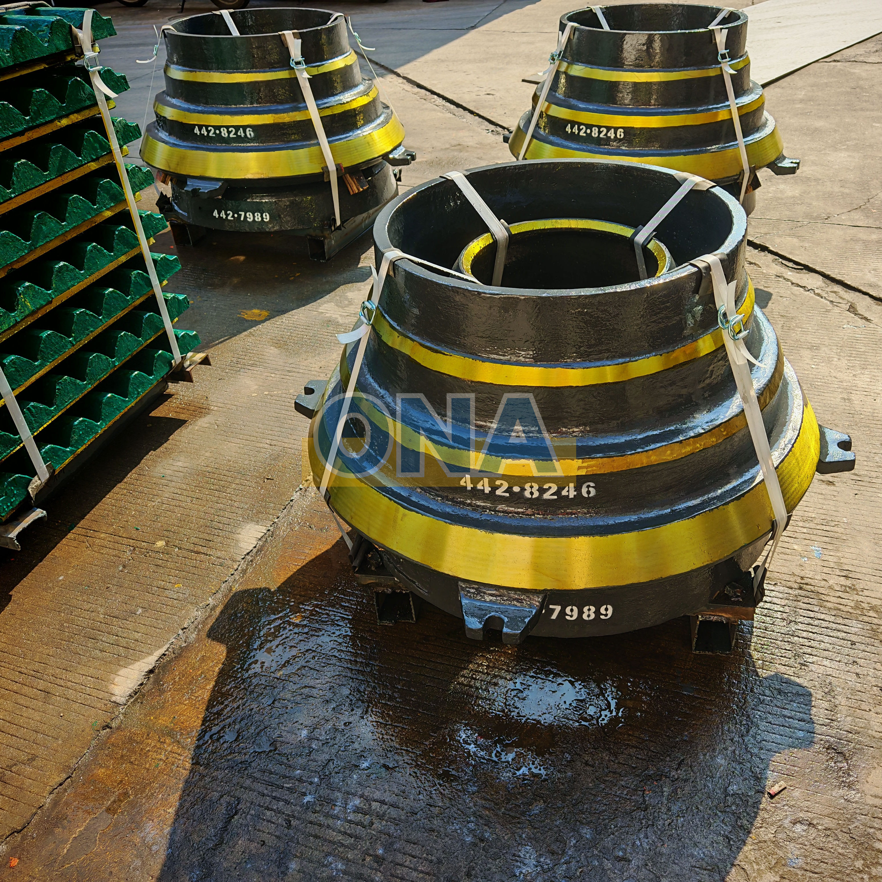 CH660 Crusher Mantle Bowl Liner High Manganese Steel Casting Parts